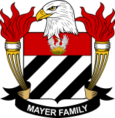 Coat of arms used by the Mayer family in the United States of America