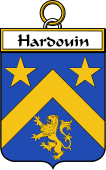 French Coat of Arms Badge for Hardouin