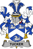 Irish Coat of Arms for Tucker