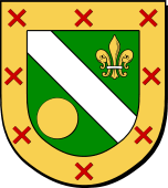 Spanish Family Shield for Serna (de la)
