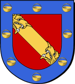 Spanish Family Shield for Curiel