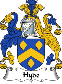 English Coat of Arms for the family Hyde