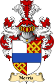 English Coat of Arms (v.23) for the family Norris or Norreys I