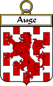 French Coat of Arms Badge for Auge