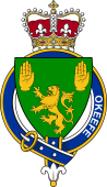 Families of Britain Coat of Arms Badge for: Okeefe (Ireland)