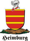 German shield on a mount for Heimburg