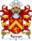 Welsh Coat of Arms for Tywyn (lords of Tywyn, Ferwig, Cardiganshire)