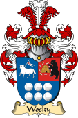 v.23 Coat of Family Arms from Germany for Wosky