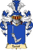 French Family Coat of Arms (v.23) for Tardif