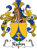 German Wappen Coat of Arms for Kuhn
