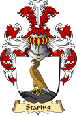 v.23 Coat of Family Arms from Germany for Staring