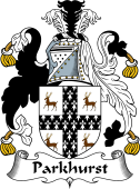 English Coat of Arms for Parkhurst