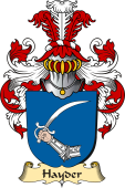 v.23 Coat of Family Arms from Germany for Hayder