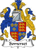 English Coat of Arms for the family Somerset