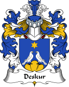 Polish Coat of Arms for Deskur or Deskour