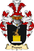 v.23 Coat of Family Arms from Germany for Pruner