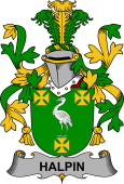 Irish Coat of Arms for Halpin or O'Halpin