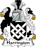 Irish Coat of Arms for Harrington or O'Haroughten