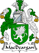 Irish Coat of Arms for MacDeargan or O'Dargan