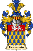 French Family Coat of Arms (v.23) for Hennequin