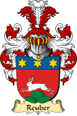 v.23 Coat of Family Arms from Germany for Reuber