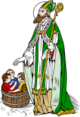 Catholic Saints Clipart image: St Nicholas of Bari
