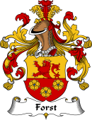 German Wappen Coat of Arms for Forst