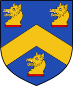 English Family Shield for Lunsford