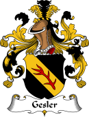 German Wappen Coat of Arms for Gesler