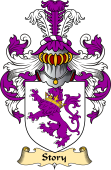 English Coat of Arms (v.23) for the family Story