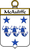 Irish Badge for McAuliffe