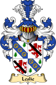 Irish Family Coat of Arms (v.23) for Leslie