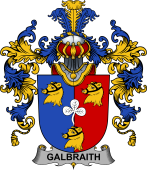 Irish Family Coat of Arms (v.25b) Galbraith