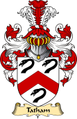 English Coat of Arms (v.23) for the family Tatham