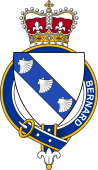 Families of Britain Coat of Arms Badge for: Bernard (Ireland)