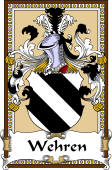 German Coat of Arms Wappen Bookplate  for Wehren
