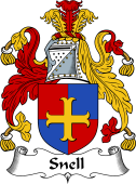 English Coat of Arms for Snell