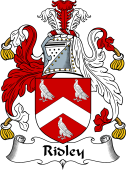 English Coat of Arms for the family Ridley
