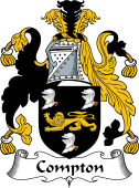 English Coat of Arms for the family Compton