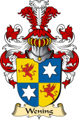 v.23 Coat of Family Arms from Germany for Wening