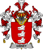 Irish Family Coat of Arms (v.25b) Gibney or O'Gibney
