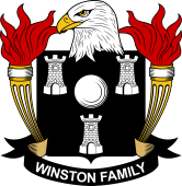 Coat of arms used by the Winston family in the United States of America