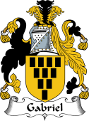 English Coat of Arms for the family Gabriel