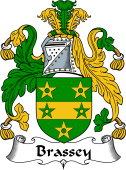 English Coat of Arms for the family Brassey or Brassy