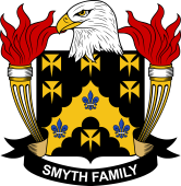 Coat of arms used by the Smyth family in the United States of America