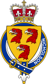 British Garter Coat of Arms for Nicholson (Scotland)