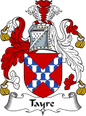 Scottish Coat of Arms for Tayre or Tayer