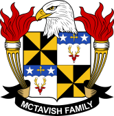 Coat of arms used by the McTavish family in the United States of America