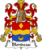Coat of Arms from France for Blondeau