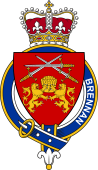 Families of Britain Coat of Arms Badge for: Brennan (Ireland)